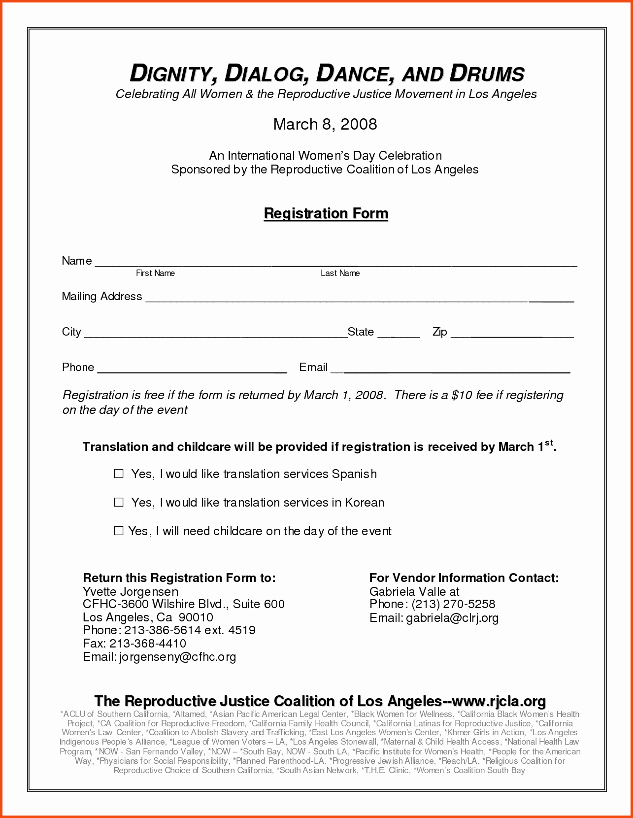 Conference Registration form Template Word Best Of event Registration form Template Word Bamboodownunder