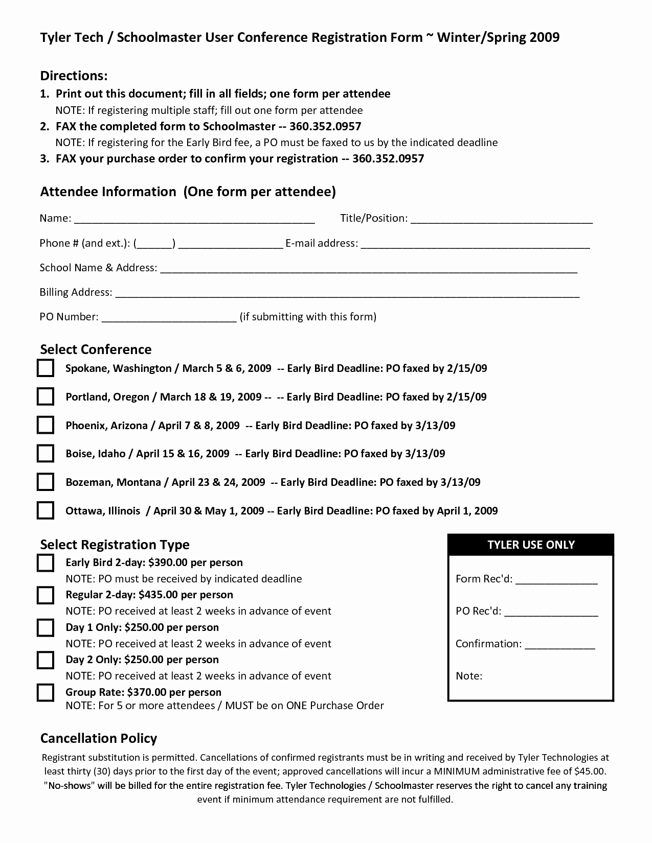 Conference Registration form Template Word Inspirational event Registration form Template Word Bamboodownunder