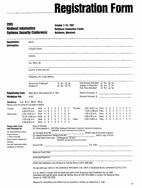 Conference Registration forms Template Inspirational Registration form Templates Find Word Templates