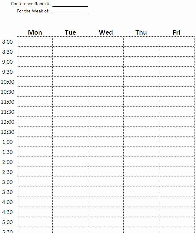 Conference Room Scheduling Template Awesome Conference Room Scheduling Template