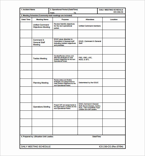 Conference Room Scheduling Template Unique 18 Meeting Schedule Templates Doc Excel Pdf