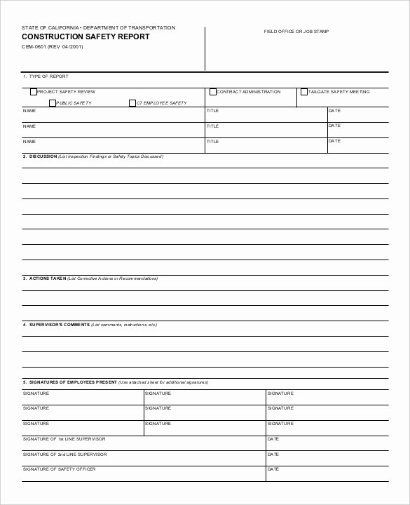 Construction Daily Report Template Elegant 21 Daily Construction Report Templates Pdf Google Docs
