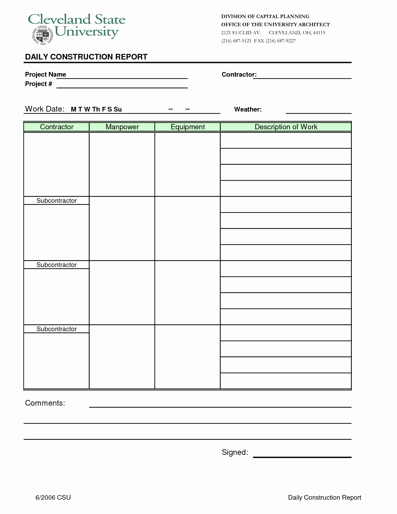 Construction Daily Report Template Elegant Construction Construction Daily Report Template