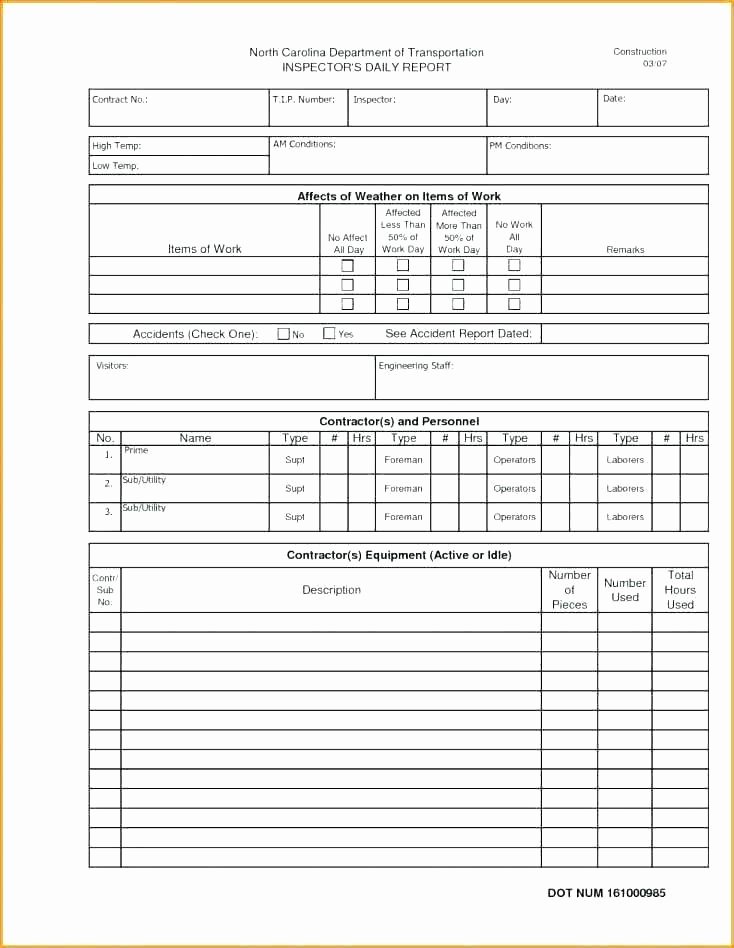 Construction Daily Report Template Excel Awesome Construction Progress Report Template – Puebladigital