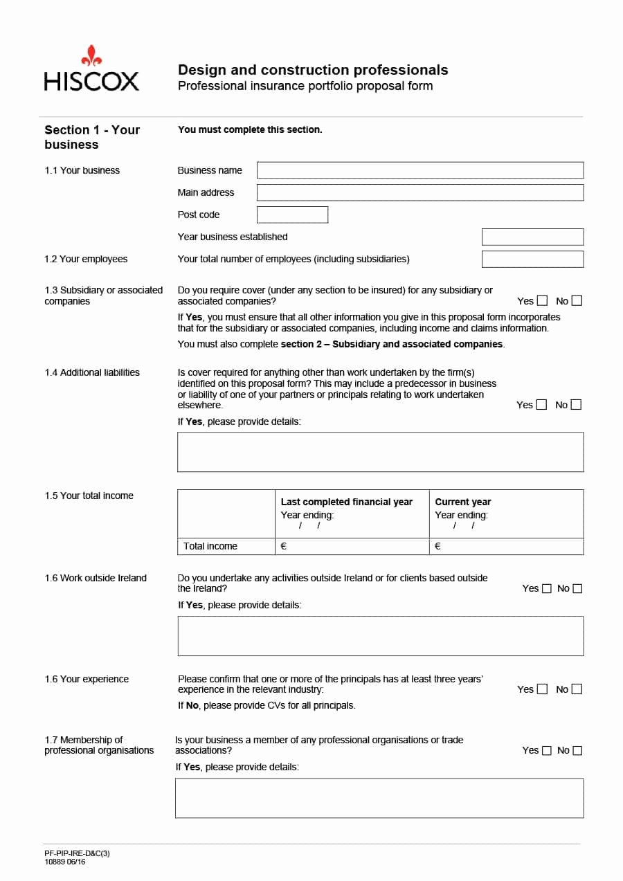 Construction Job Proposal Template Awesome 31 Construction Proposal Template &amp; Construction Bid forms