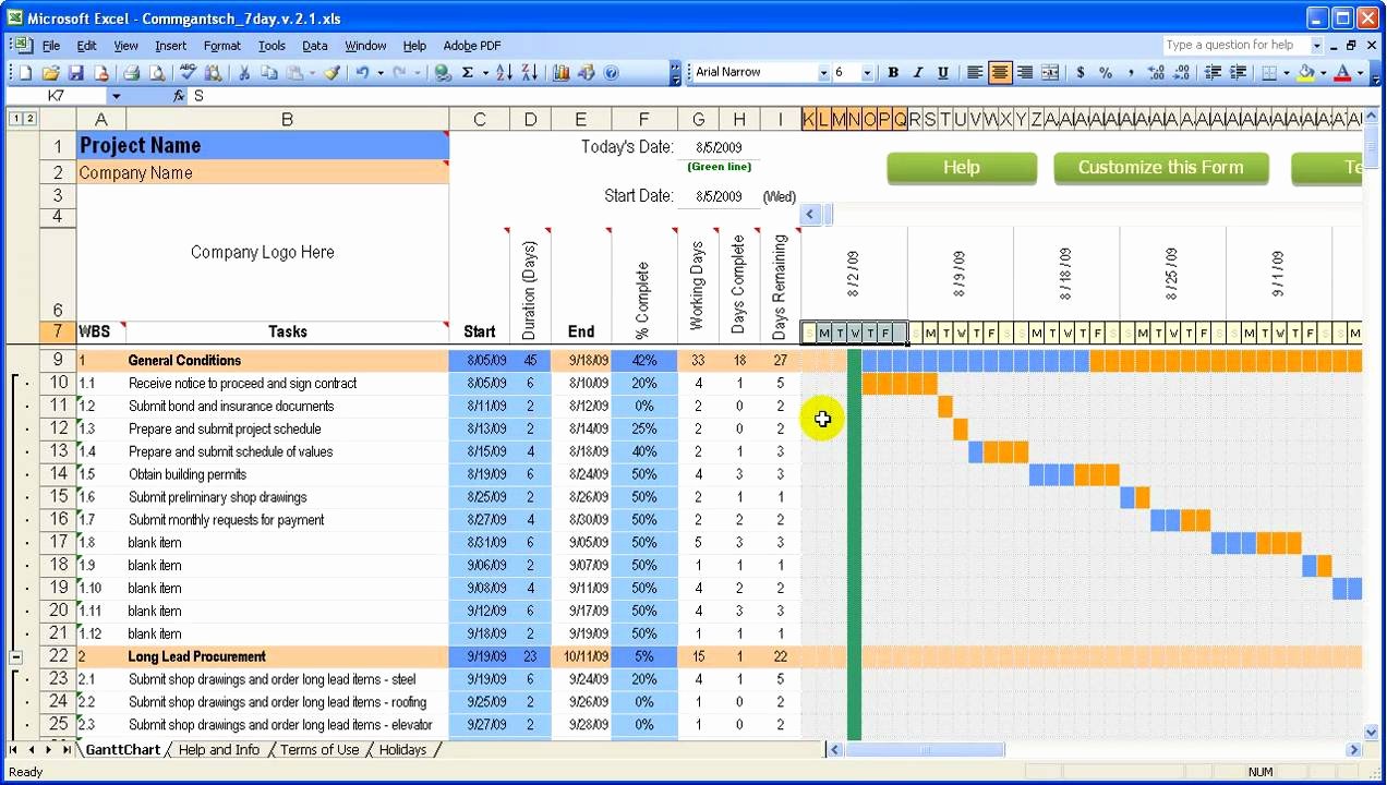 Construction Project Schedule Template Beautiful 3 New Construction Schedules Using Excel Overview