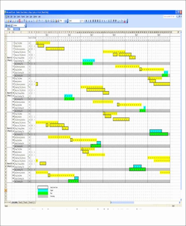 Construction Project Schedule Template Elegant 7 Excel Construction Schedule Templates