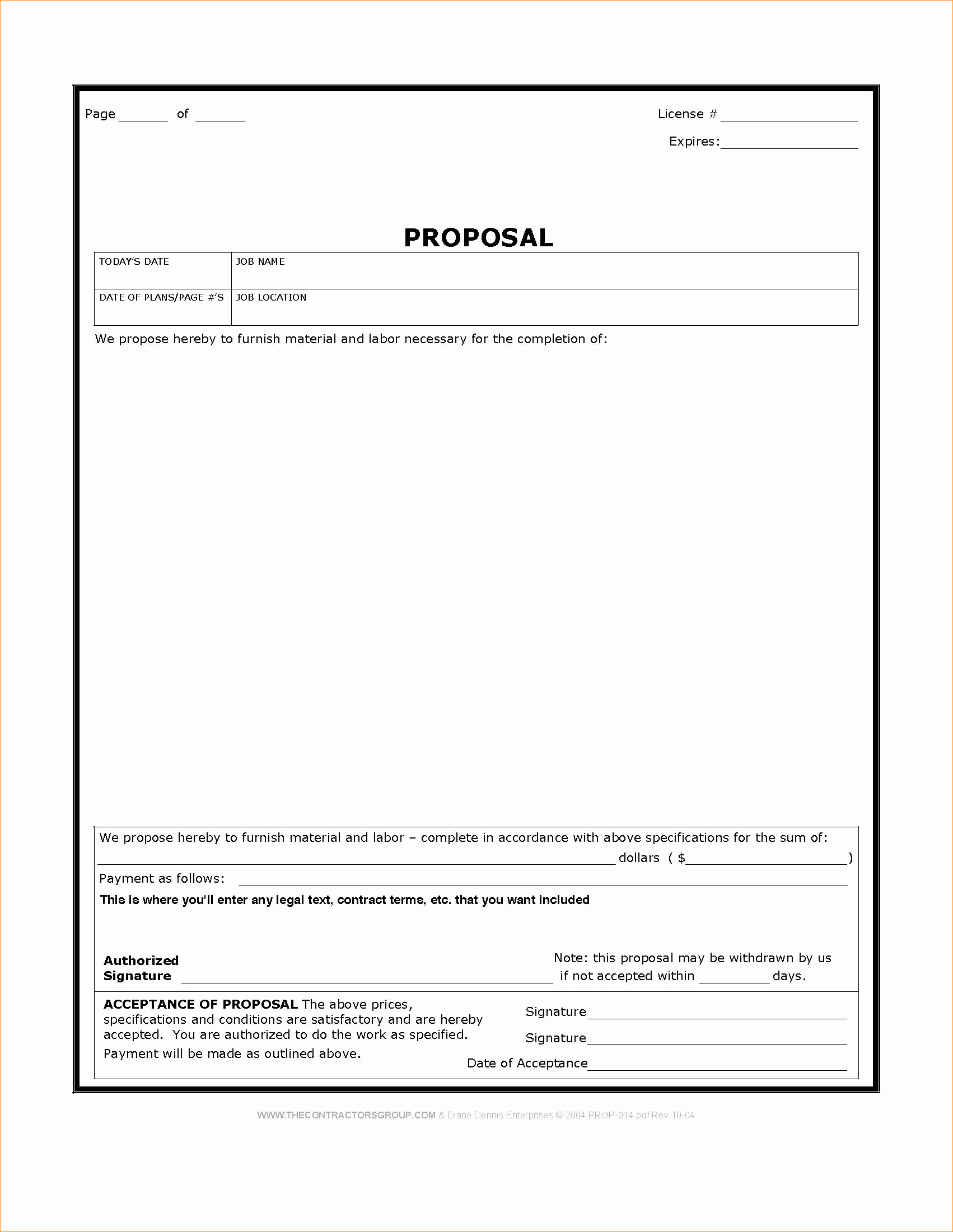 Construction Proposal Template Word Luxury Construction Proposal Template Word Business Proposal