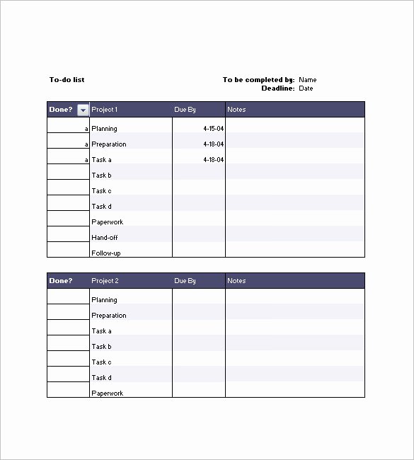 Construction Punch List Template Inspirational Punch List Template 8 Free Word Excel Pdf format