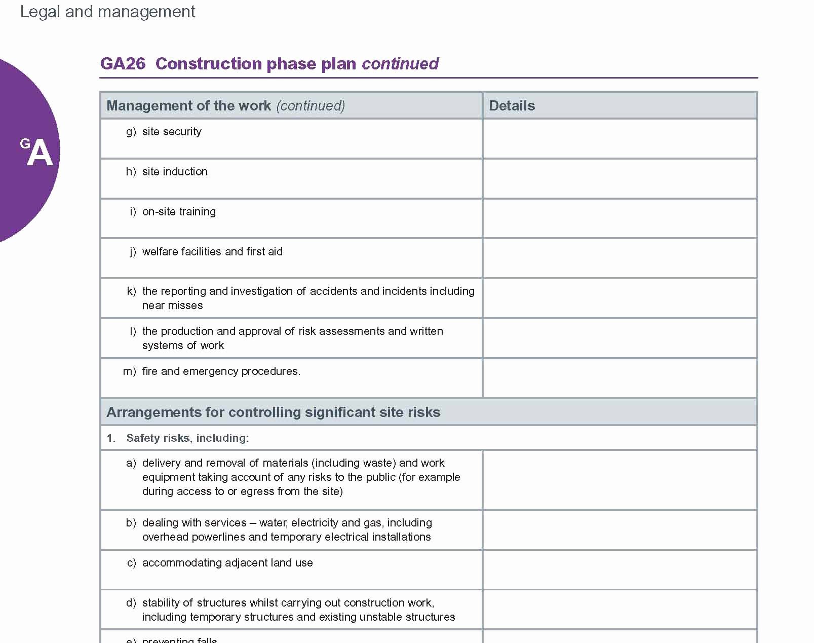 Construction Safety Plan Template Best Of Cdm Regulations 2015 Industry Guidance Update