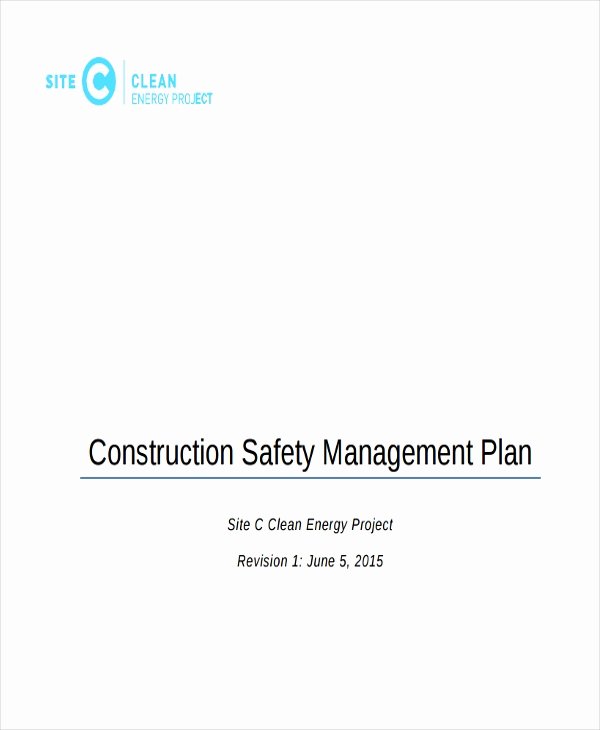 Construction Safety Plan Template Unique 29 Safety Plan Samples