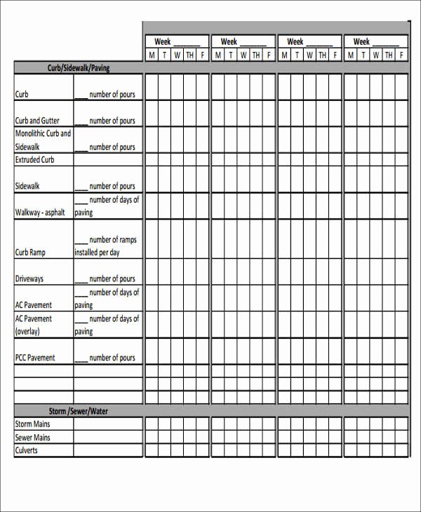 Construction Schedule Excel Template Free Awesome 7 Excel Construction Schedule Templates
