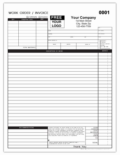 Construction Work order Template New Contractors Work order form