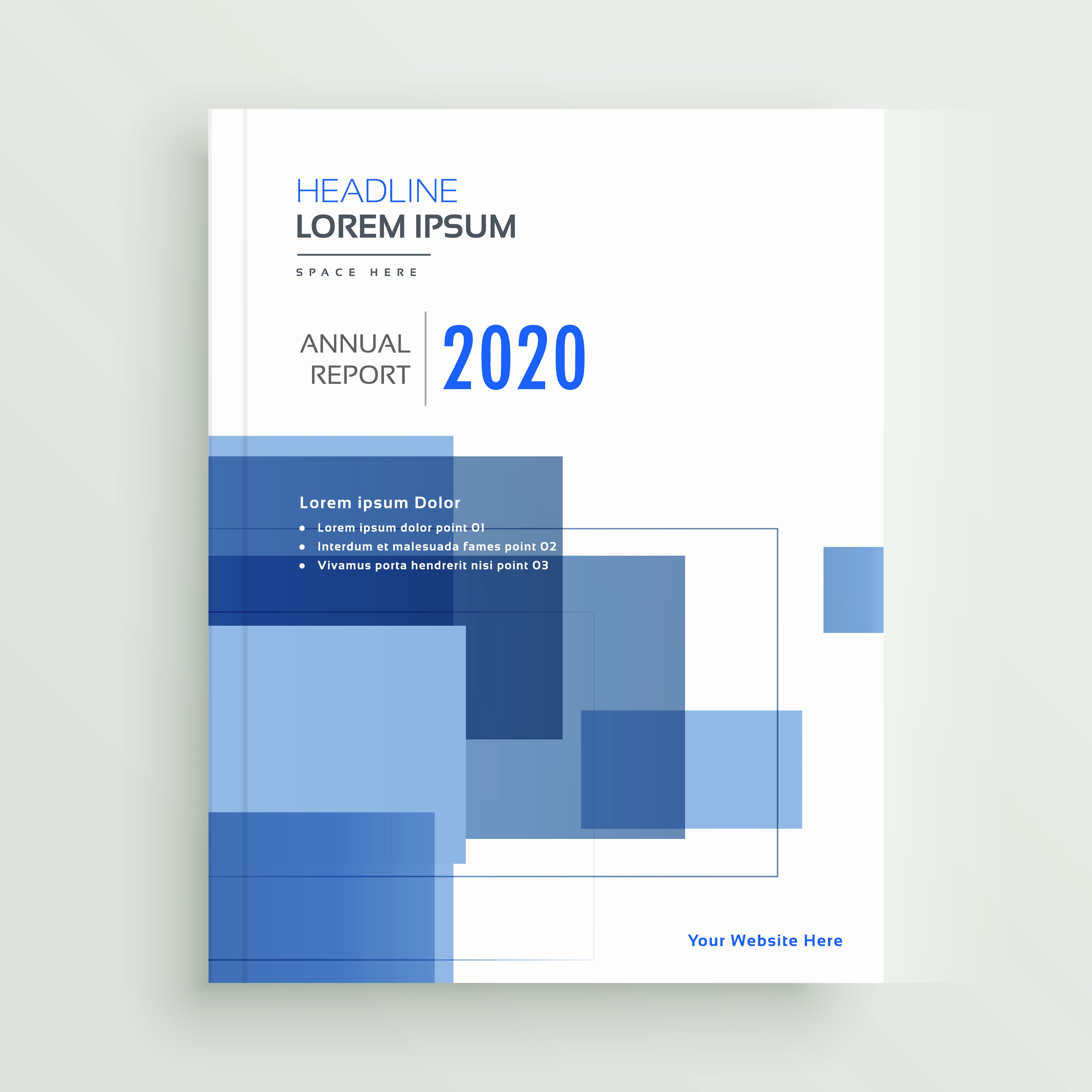 Consulting Report Template Microsoft Word Inspirational Business Annual Report Brochure Template Design with Blue