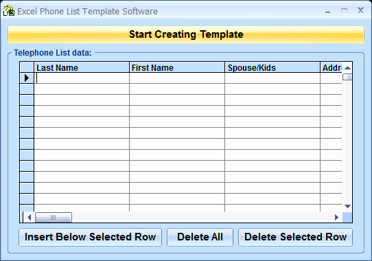 Contact List Excel Template Beautiful Excel Phone List Template software