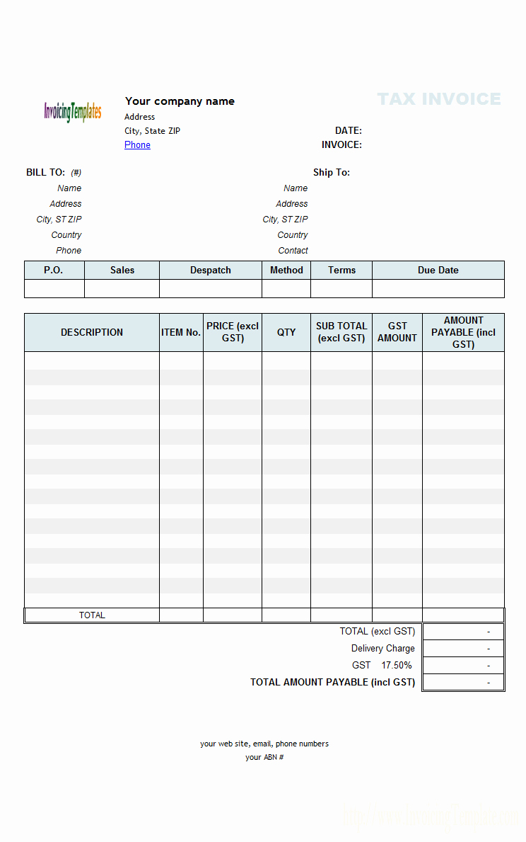 Contractor Invoice Template Excel Luxury Subcontractor Invoice Template Excel