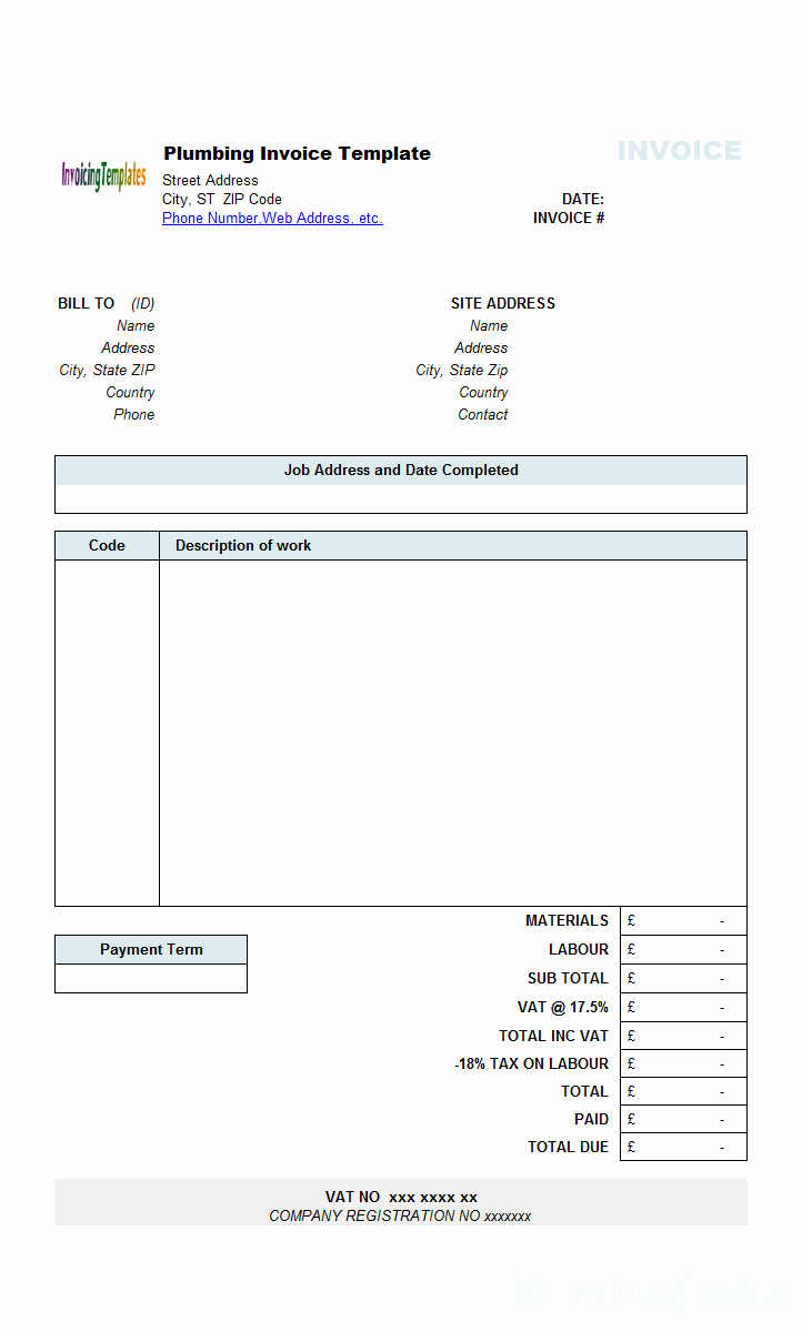 Contractor Invoice Template Free Awesome Independent Contractor Invoice Template Excel