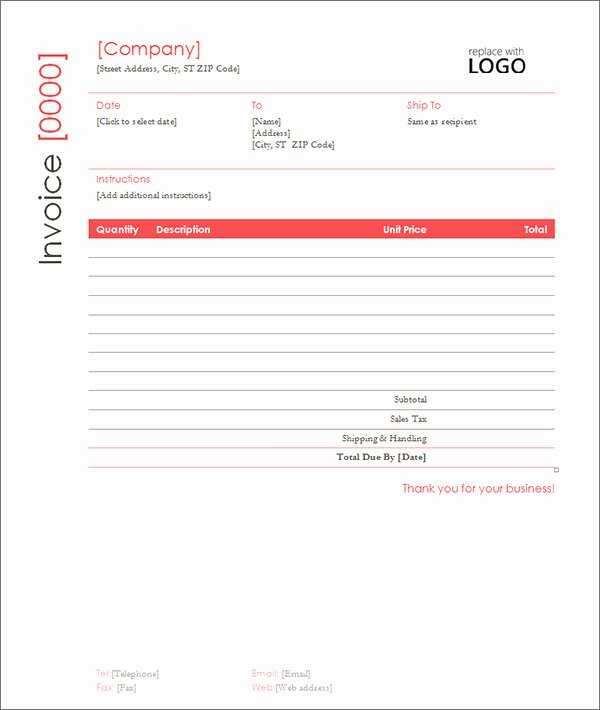 Contractor Invoice Template Free Lovely Sample Contractor Invoice Templates 14 Free Documents
