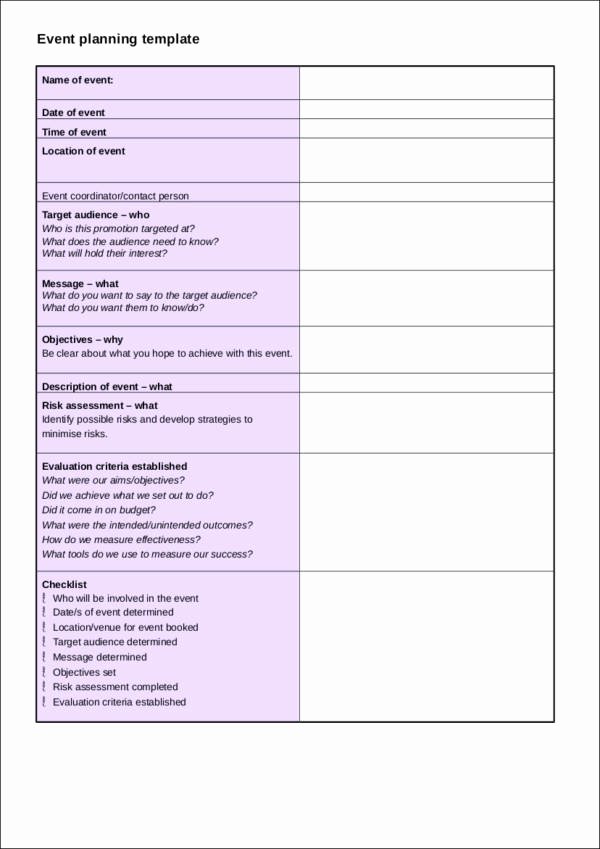 Corporate event Planning Checklist Template Awesome 11 event Planning Checklist Ideas Samples &amp; Templates