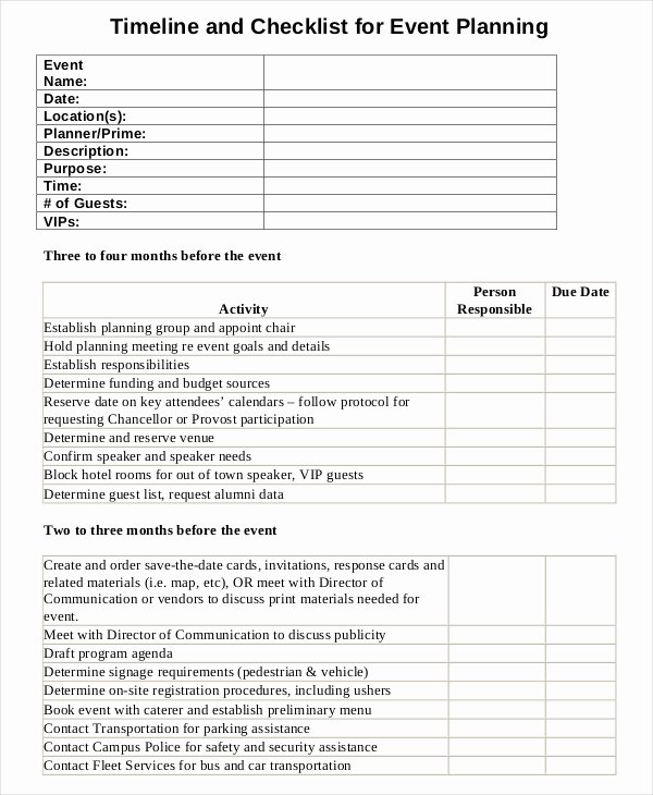 Corporate event Planning Checklist Template Inspirational 18 event Checklist Templates Pdf Doc