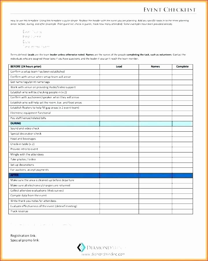 Corporate event Planning Template New Project Planning Checklist Tete event Party Template Word