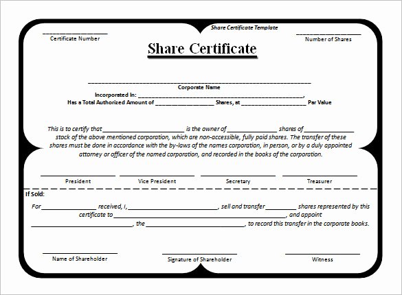Corporate Stock Certificate Template Awesome 23 Stock Certificate Templates Psd Vector Eps