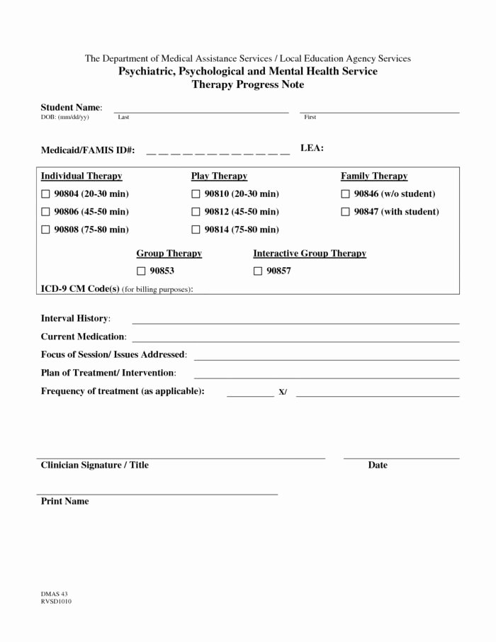 Counseling Progress Note Template Best Of Discharge Summary Template Mental Health Templates
