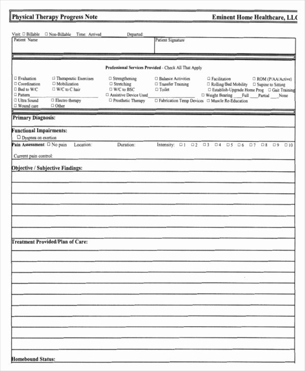 Counseling Session Notes Template New 21 Note Template
