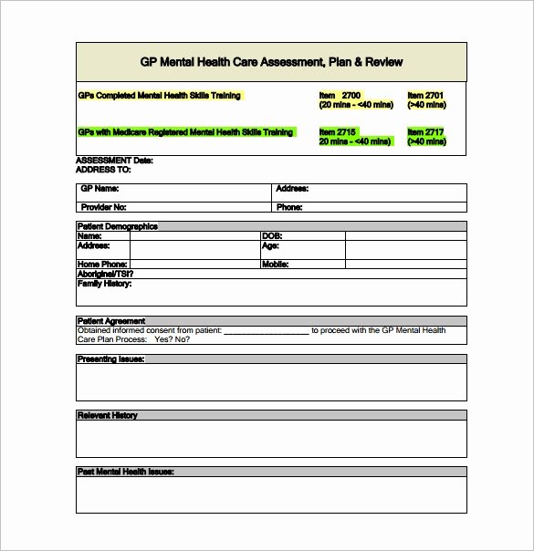 Counseling Treatment Plan Template Pdf Lovely 14 Treatment Plan Templates Sample Word Google Docs