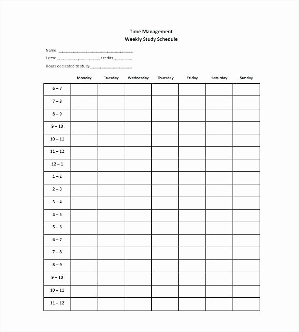Course Schedule Planner Template Elegant Cute Class Schedule Template Blank School Timetable