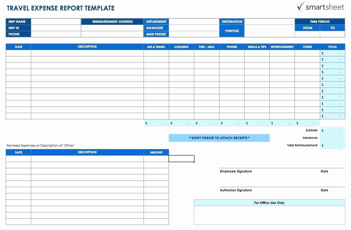 Credit Card Expense Report Template Awesome A3 Report Template Xls