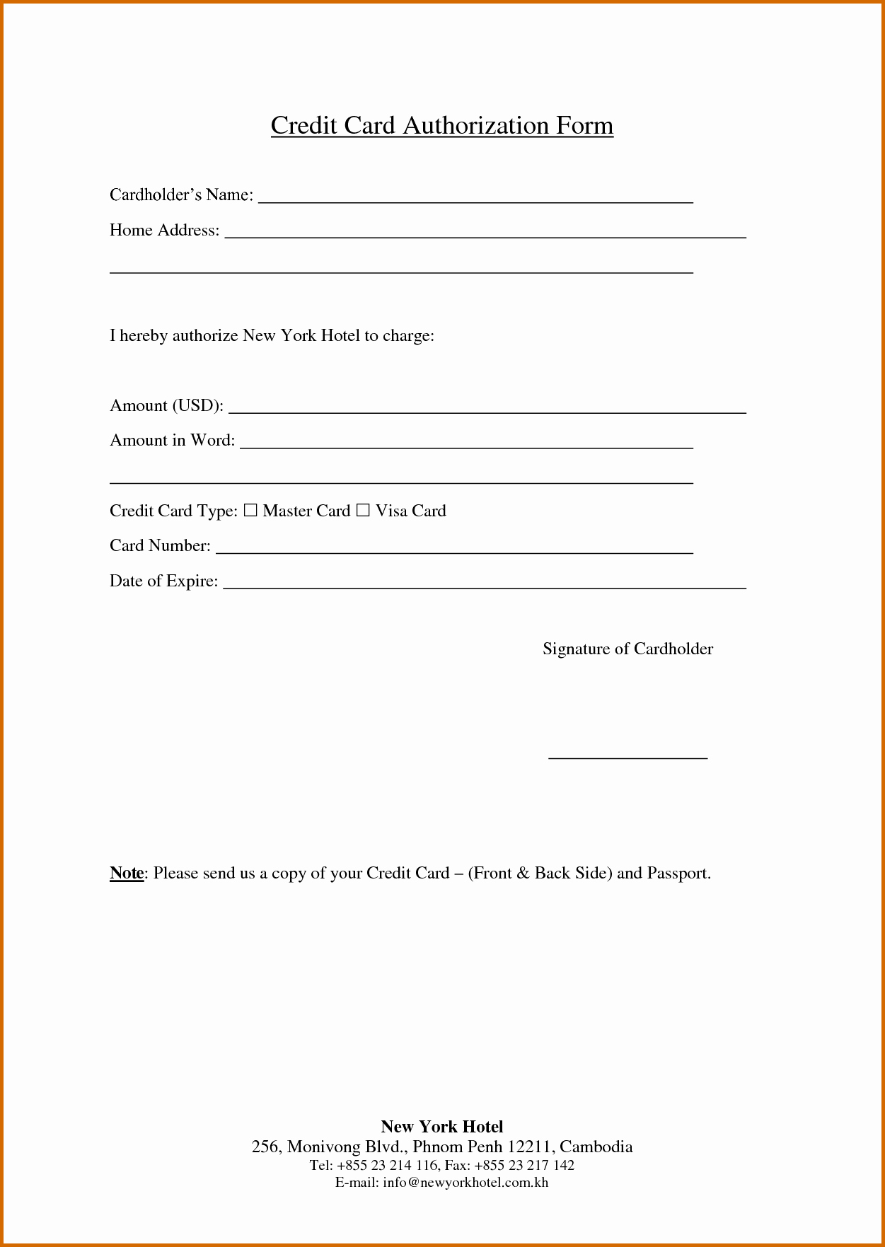 Credit Card form Template Awesome Credit Card Application Letter Template Loan Agreement