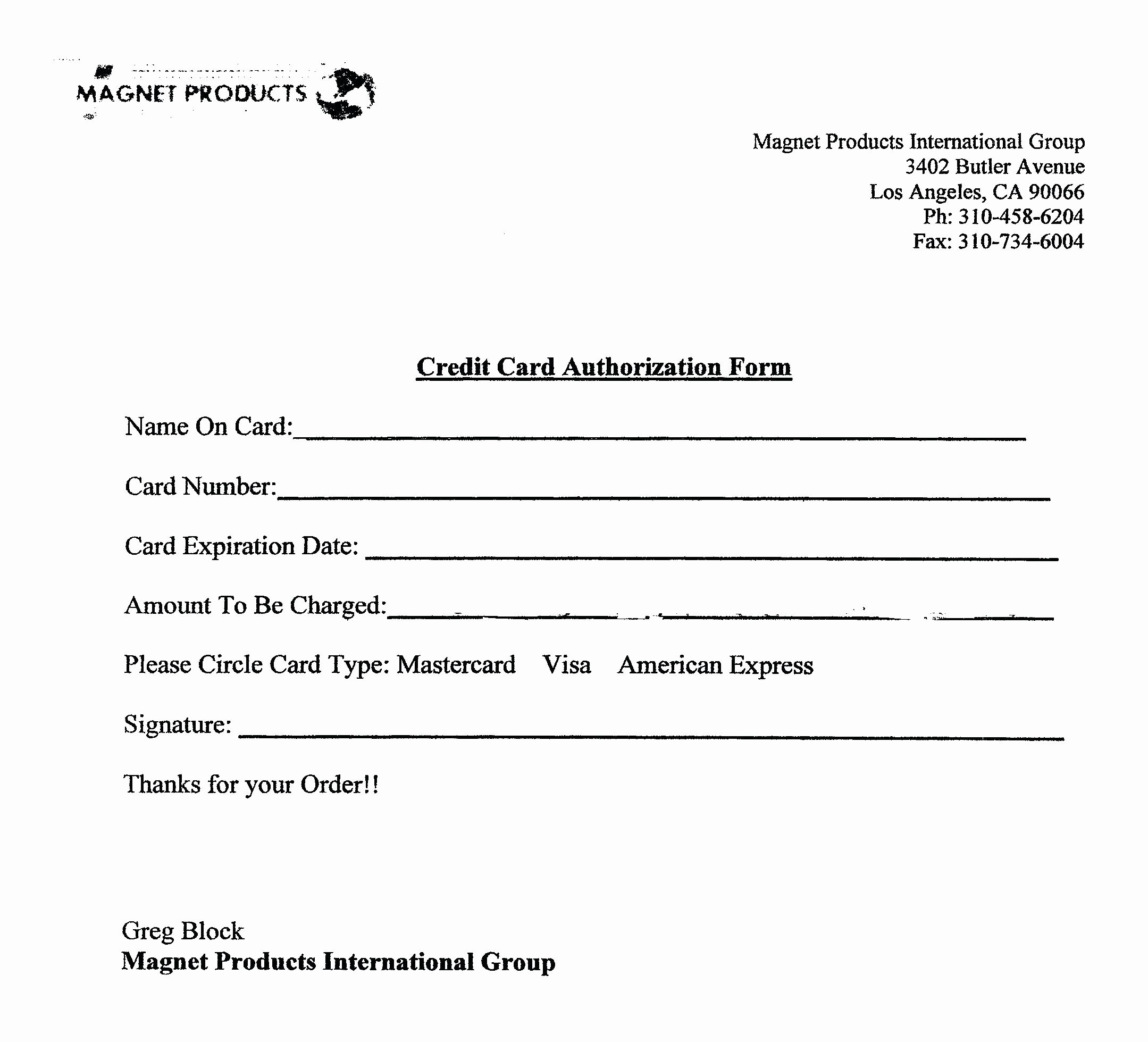 Credit Card Payment form Template Unique Template Credit Card Authorization Template Word