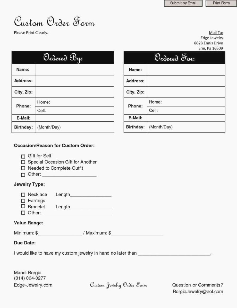 Custom order form Template Beautiful 12 Things You Should Know About