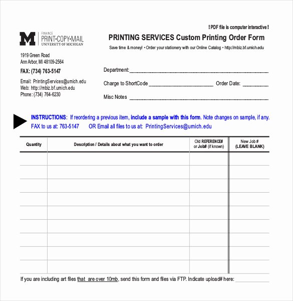Custom order form Template Elegant 28 Blank order Templates – Free Sample Example format