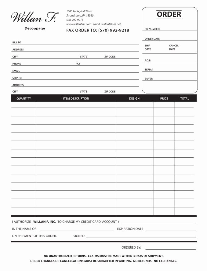 Custom order form Template Elegant Merchandise order form Template Microsoft Surveysnews