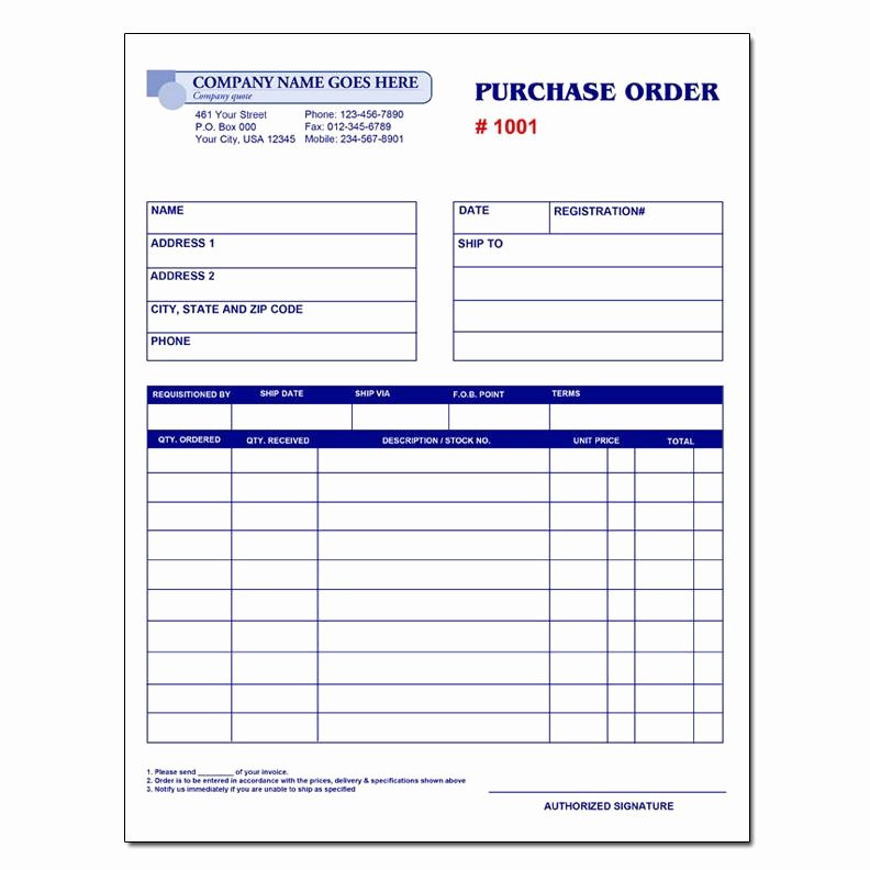 Custom order forms Template Inspirational Custom Purchase order form