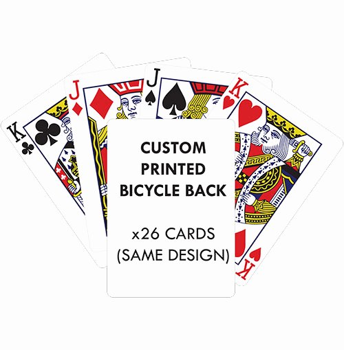 Custom Playing Card Template Best Of Custom Printed Blank Back Bicycle Playing Cards