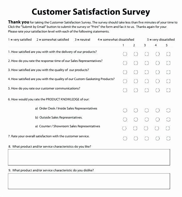 Customer Satisfaction Survey Template Word Best Of Microsoft Word 2010 Questionnaire Template Feedback Also