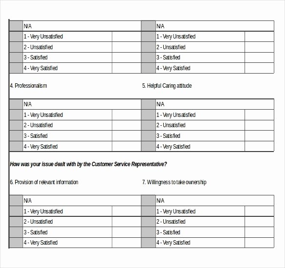 Customer Satisfaction Survey Template Word Lovely Survey Template – 33 Free Word Excel Pdf Documents