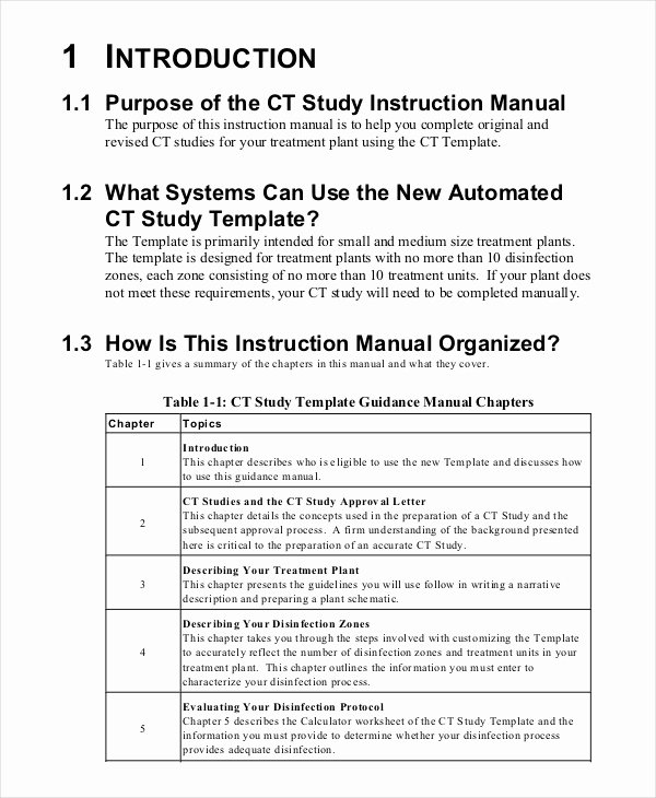 Customer Service Training Manual Template Luxury 8 Instruction Manual Templates Free Sample Example