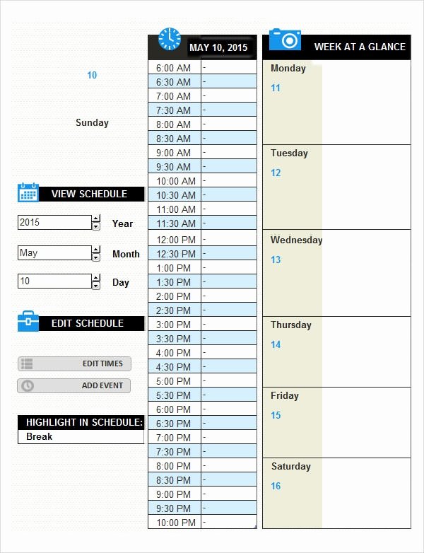 Daily Activity Schedule Template Inspirational Activity Log Template – 12 Free Word Excel Pdf
