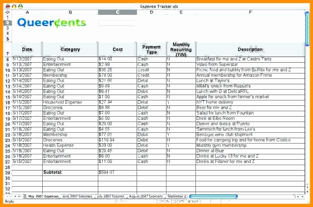 Daily Budget Template Excel Fresh Excel Spreadsheet Bud Expense Tracking Template