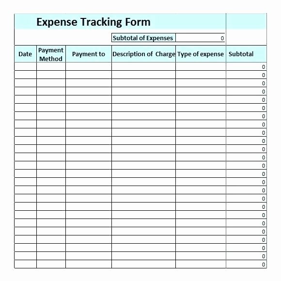 Daily Budget Template Excel Lovely Expense Tracker Template for Excel Daily Expense Tracker