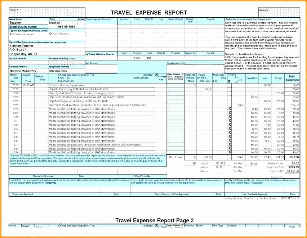 Daily Budget Template Excel Lovely Sample Business Expense Spreadsheet with Daily In E and