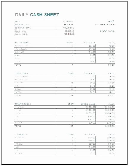 Daily Cash Reconciliation Template Best Of Cash Reconciliation Template Download by Petty Cash