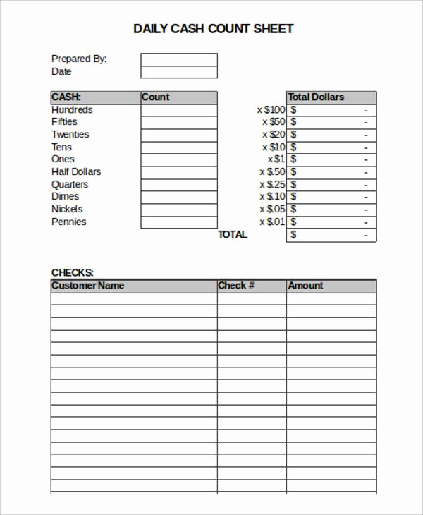 Daily Cash Report Template Beautiful 9 Daily Sheet Templates Free Word Pdf format Download