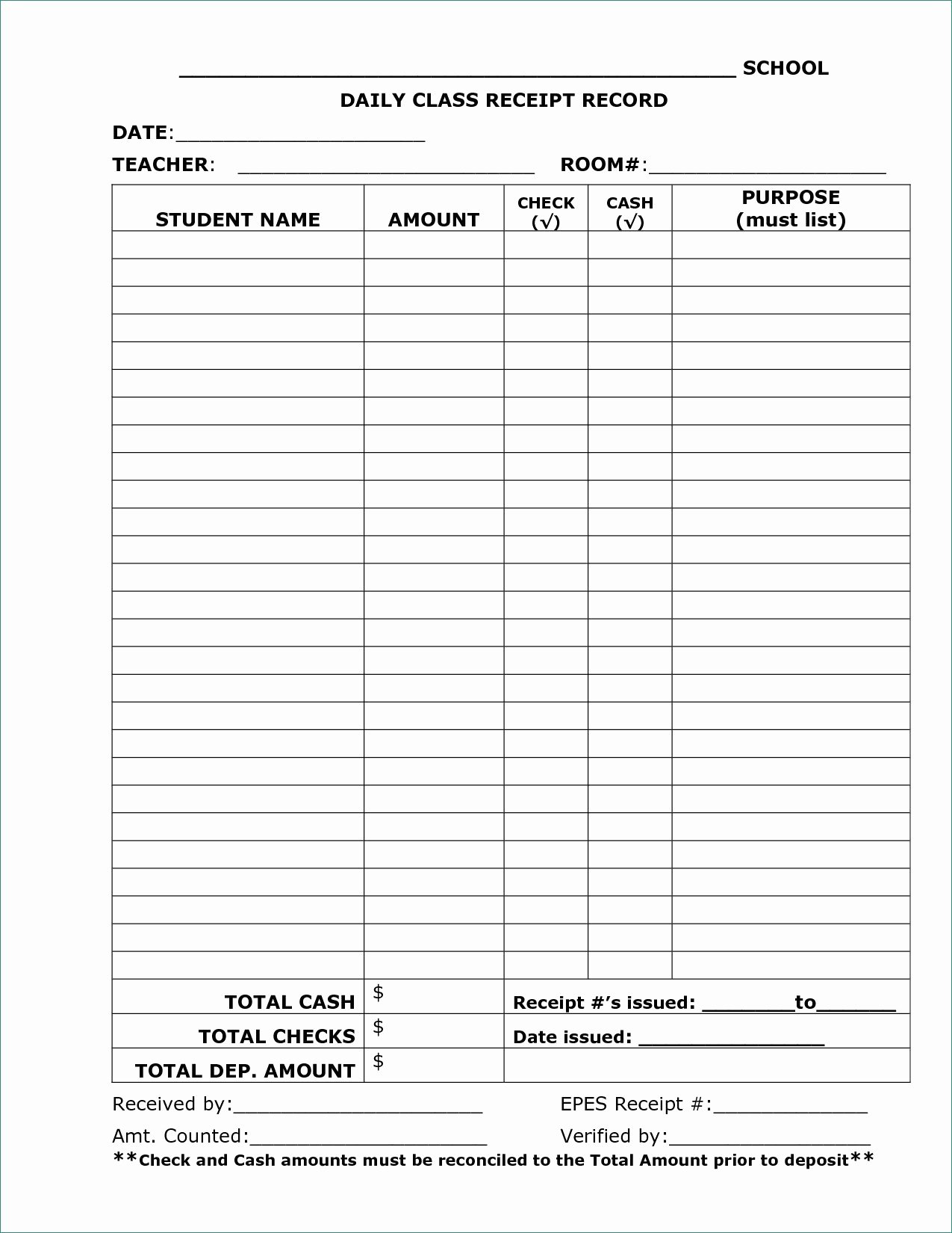 Daily Cash Sheet Template Excel Fresh Cash Register Count Sheet Peacefulperfect Cash Register