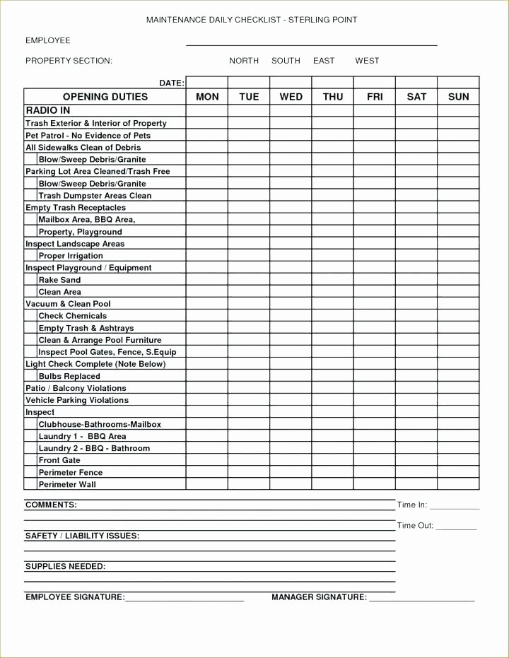 Daily Checklist Template Excel Beautiful Training Checklist Template Excel Bathroom Remodel Word