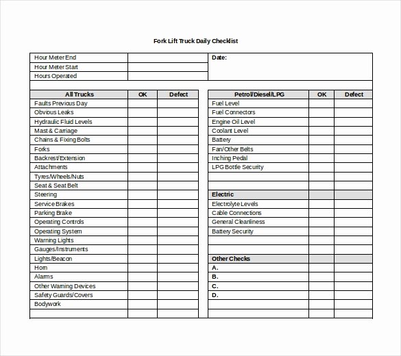 Daily Checklist Template Excel Best Of Daily Checklist Template 27 Free Word Excel Pdf